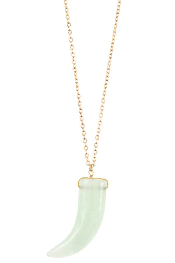 Horn Pendant Necklace
