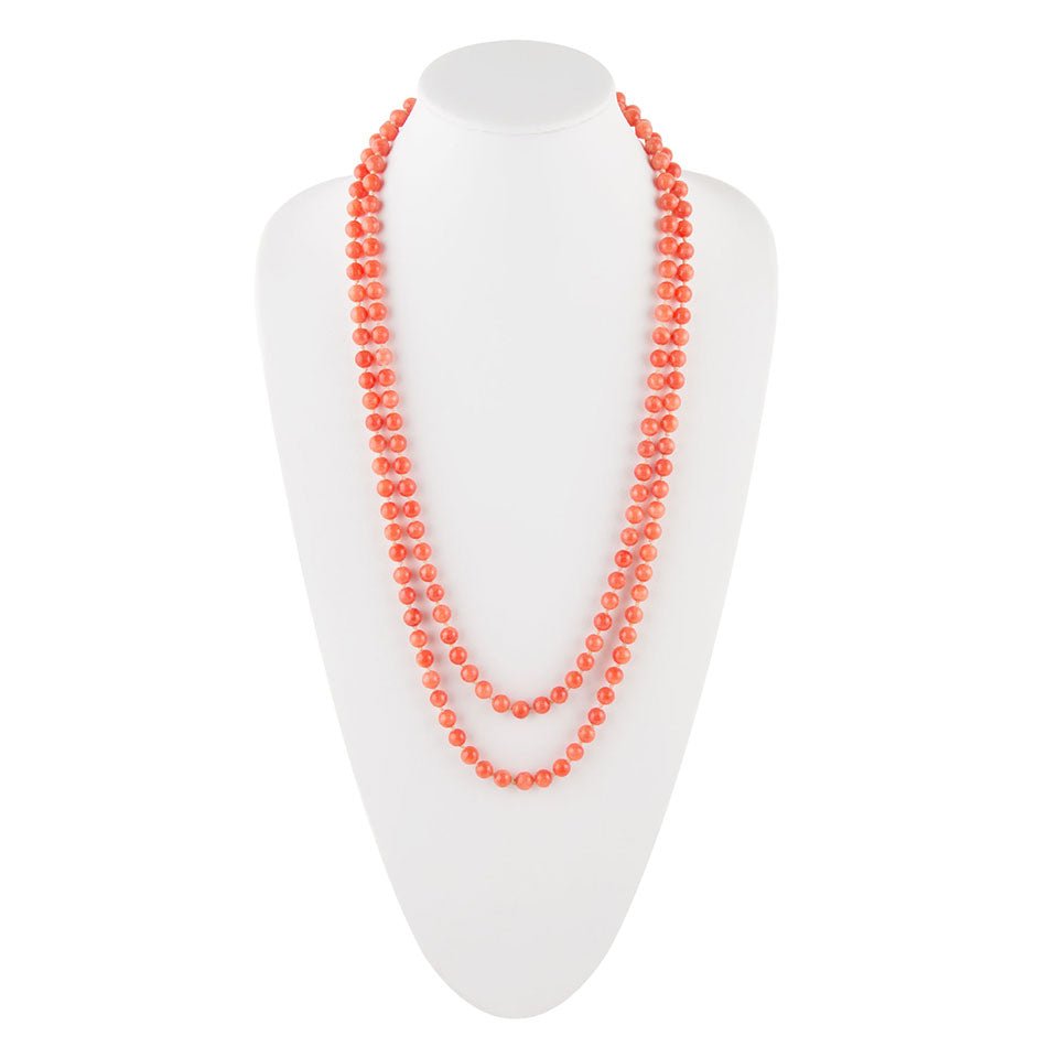 Melon Jade Beaded Necklace