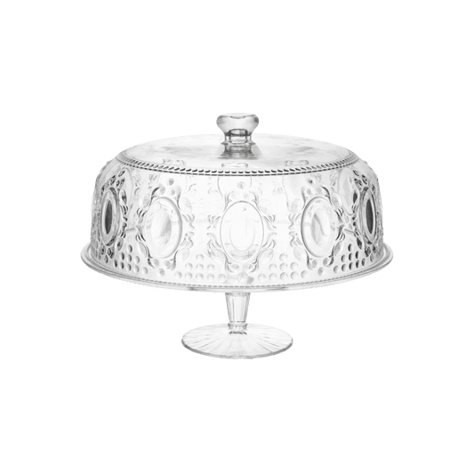 Elegant Italian Cake Stand with Cloche by Baroque & Rock