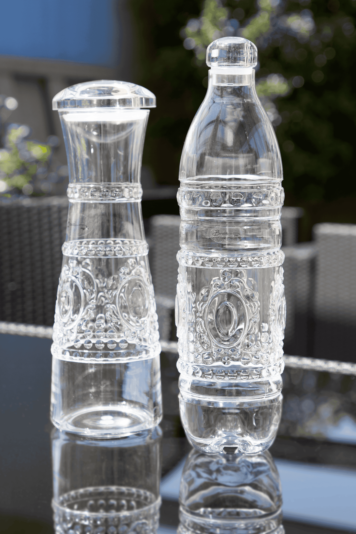 Clear Carafe with Lid - Baroque & Rock