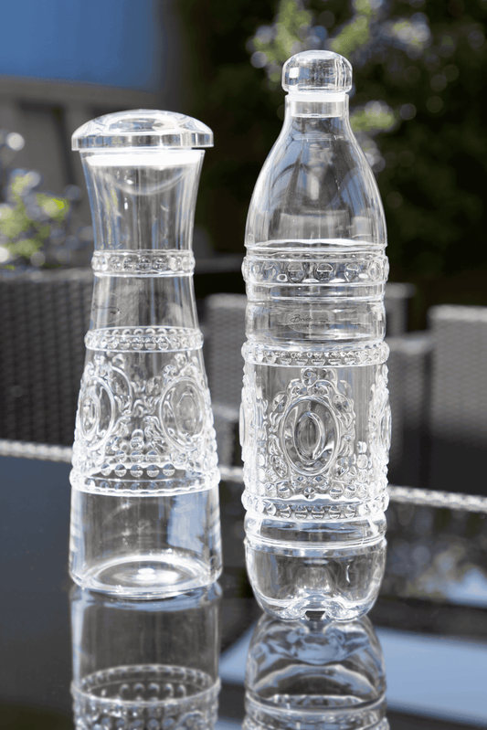 Clear Carafe with Lid - Baroque & Rock