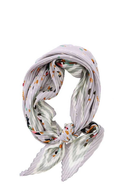 Stylish Fleeted Floral Print Scarf