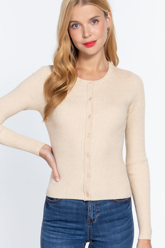 The Super Soft Crew Neck Cardigan