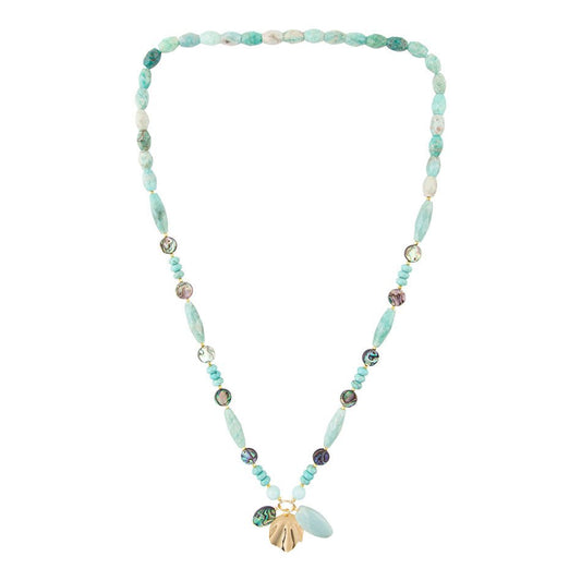 Baja Amazonite & Abalone Strand