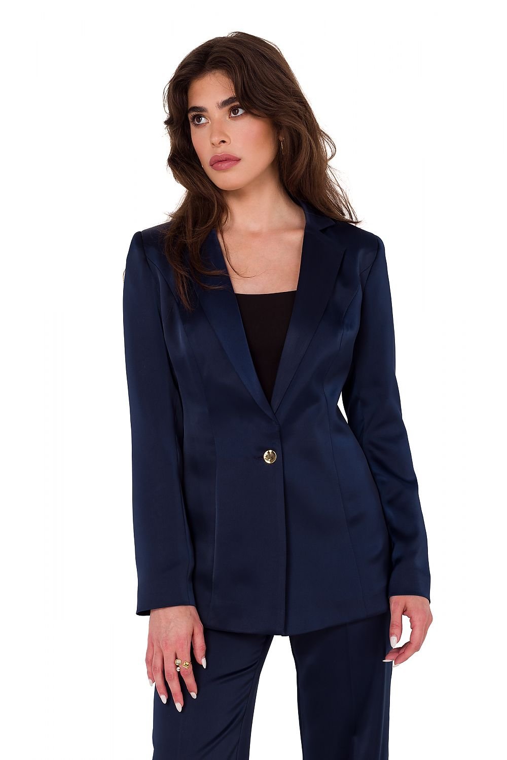 The Sexy Satin Suit Jacket