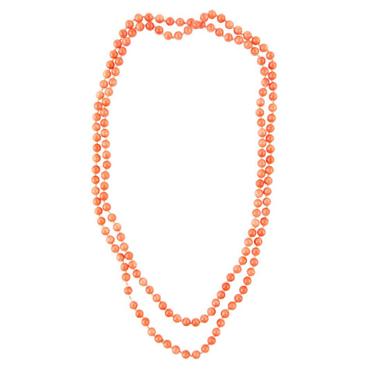 Melon Jade Beaded Necklace